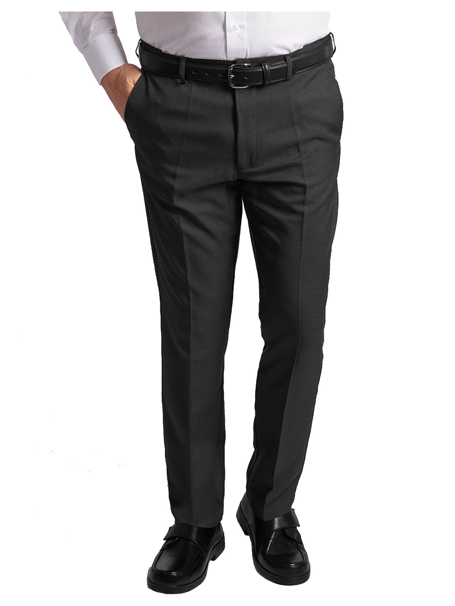 Mens Active Waist Trouser 30-60 Expanding Waist Single Pleat Stain Resistant